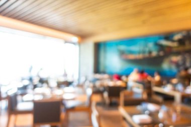 Soyut bulanıklık ve ufuk kafe Cafe ve büfe restaura