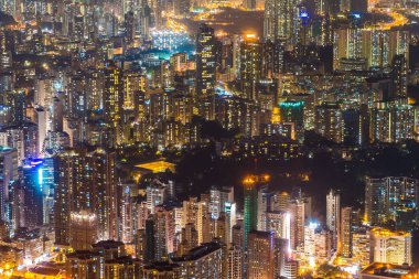 Hong Kong şehir irfan güzel mimari bina desen