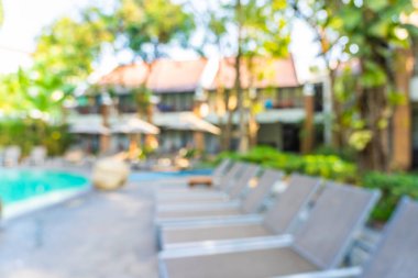 Soyut bulanıklık ve defokus açık yüzme havuzu