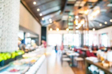 Soyut bulanıklık ve ufuk kafe ve Restoran iç