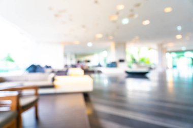 Soyut bulanıklık ve ufuk otel ve lobi iç