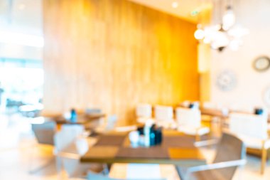 Soyut bulanıklık ve defocused açık büfe restoran ve kahve dükkanı CA