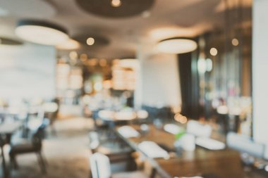 Soyut bulanıklık ve defokus restoran ve kafe cafe interi