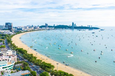 Pattaya Tayland - 26 Temmuz 2019 Güzel manzara ve cityscap