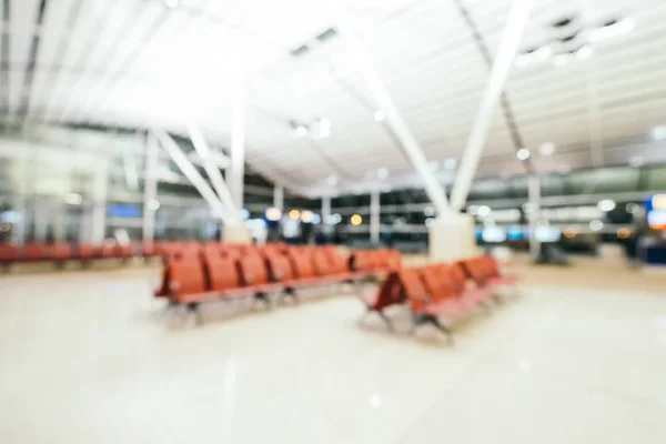 Abstract blur and defocused airport terminal interior — Stock Photo, Image