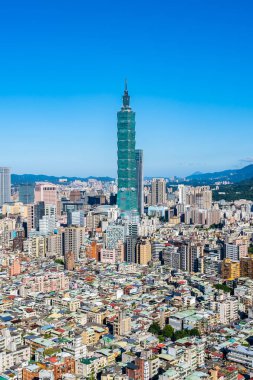 Taipei şehrinin güzel mimarisi