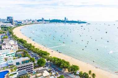 Pattaya Tayland - 26 Temmuz 2019 Güzel manzara ve cityscap