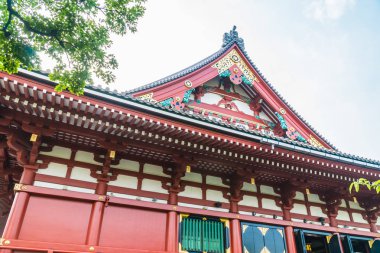 Güzel mimari Sensoji tapınağı inşa ünlü pla olduğunu