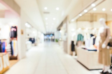 Soyut bulanıklık ve ufuk lüks alışveriş merkezi bölümü s