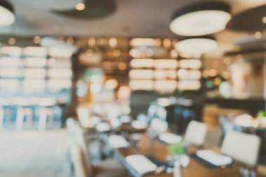 Soyut bulanıklık ve defokus restoran ve kafe cafe interi