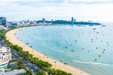 Pattaya Tayland - 26 Temmuz 2019 Güzel manzara ve cityscap