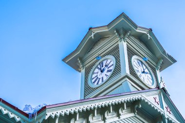Saat Kulesi Sapporo City ile bina güzel mimari