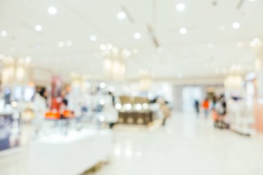 Soyut bulanıklık ve ufuk lüks alışveriş merkezi bölümü s