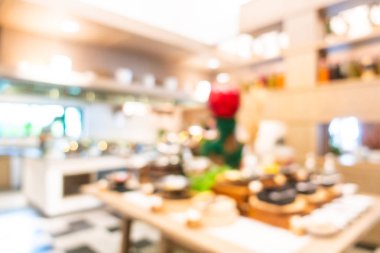 Soyut bulanıklık ve ufuk kafe Cafe ve büfe restaura