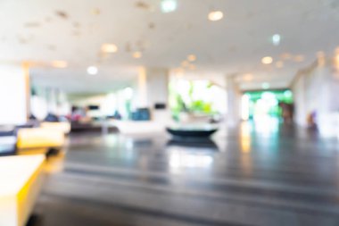 Soyut bulanıklık ve ufuk otel ve lobi iç
