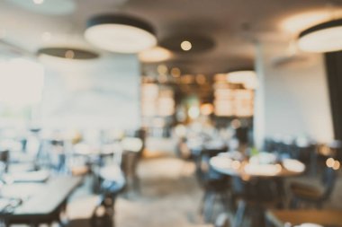 Soyut bulanıklık ve defokus restoran ve kafe cafe interi