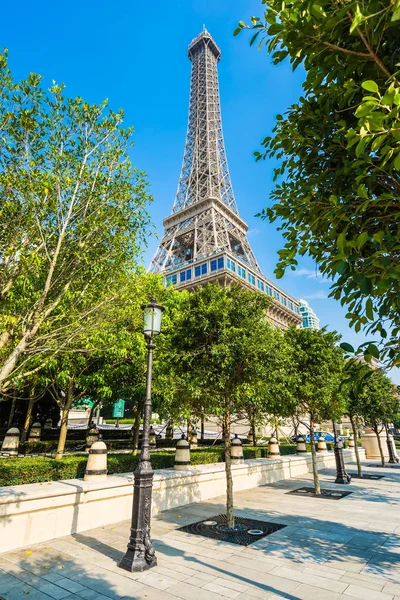 Hermoso monumento de la torre eiffel del hotel y resort parisino en — Foto de Stock