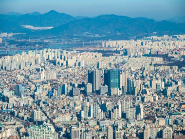 Seul 'de güzel bir mimari bina.