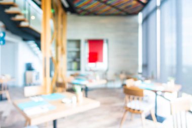 Soyut bulanıklık ve ufuk kafe ve Restoran iç