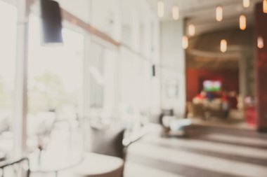 Soyut bulanıklık ve defokus restoran ve kafe cafe interi