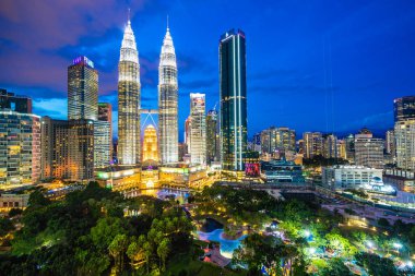 Dış Kuala Lumpur şehirde bina güzel mimari