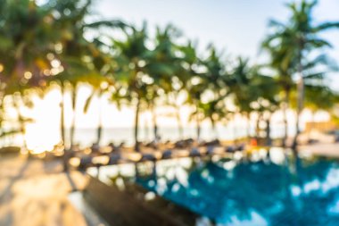 Soyut bulanıklık ve ufuk resort ve otel tatil seyahat için 