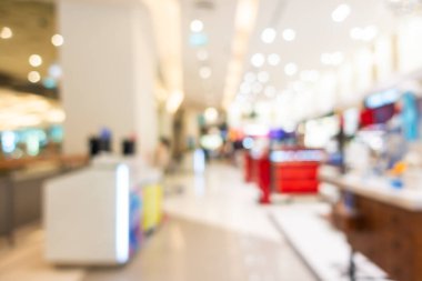 Soyut bulanıklık ve ufuk alışveriş ve perakende iç