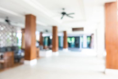 Soyut bulanıklık ve ufuk otel lobi ve salon iç 