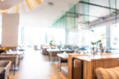 Soyut bulanıklık ve defocused açık büfe restoran ve kahve dükkanı CA