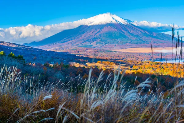 Vackra fuji berg i yamanakako eller yamanaka sjö — Stockfoto