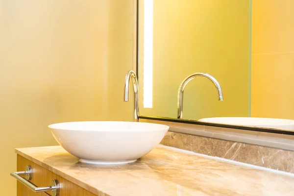 Water faucet and sink decoration interior — Stock Photo, Image