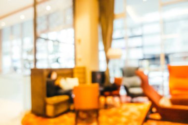 Soyut bulanıklık ve ufuk otel ve lobi iç