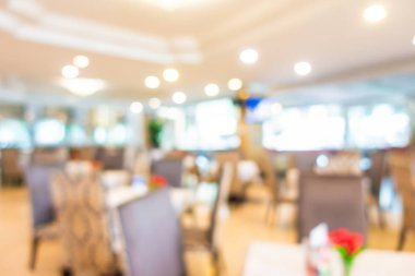 Soyut bulanıklık ve defocused açık büfe restoran ve kahve dükkanı CA