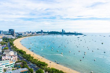 Pattaya Tayland - 26 Temmuz 2019 Güzel manzara ve cityscap