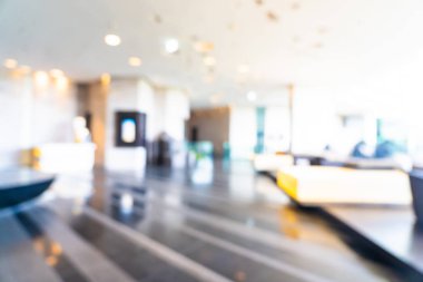 Soyut bulanıklık ve ufuk otel ve lobi iç