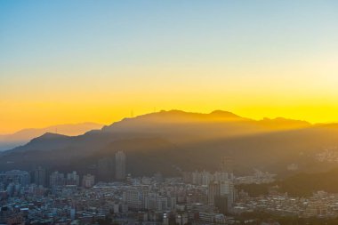 Taipei şehrinin güzel mimarisi