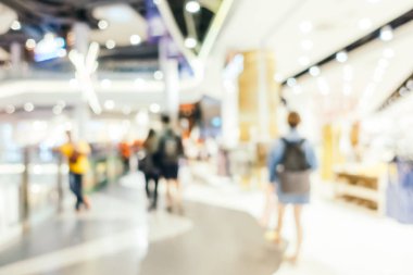 Soyut bulanıklık ve ufuk alışveriş merkezi mağazası