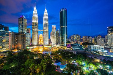 Dış Kuala Lumpur şehirde bina güzel mimari