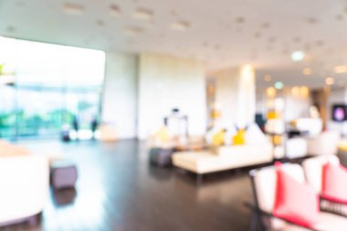 Soyut bulanıklık ve ufuk otel ve lobi iç