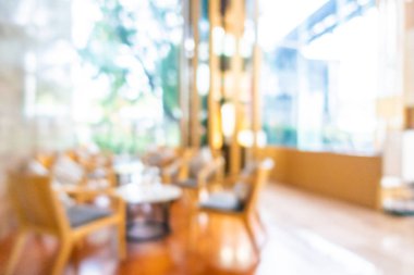 Otelde soyut bulanıklık ve defokus lobi dekorasyonu