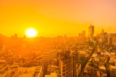 Bina Cityscape Makao şehrinin güzel mimari