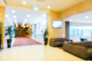 Soyut bulanıklık ve ufuk otel ve lobi iç
