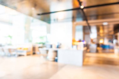 Soyut bulanıklık ve defocused açık büfe restoran ve kahve dükkanı CA