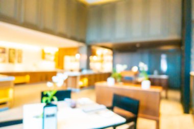 Soyut bulanıklık ve defocused açık büfe restoran ve kahve dükkanı CA