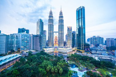 Kuala lumpur sk dış şehirde bina güzel mimari