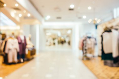 Soyut bulanıklık ve ufuk lüks alışveriş merkezi bölümü s