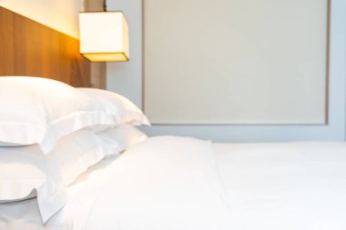 Beyaz rahat yastık Yatak Dekorasyon