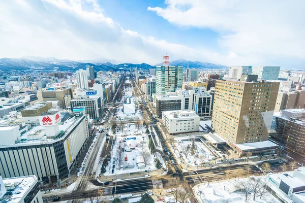 Sapporo Hokkaido, Japón - 2 Febrero 2019 Hermosa arquitectura —  Fotos de Stock