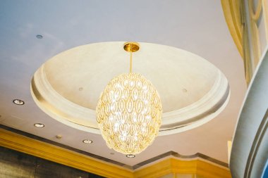 Güzel lüks avize dekorasyon iç