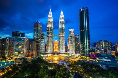 Dış Kuala Lumpur şehirde bina güzel mimari